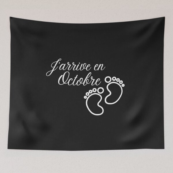 Item preview, I'm coming in October, pregnancy gift designed and sold by lapolonaise.