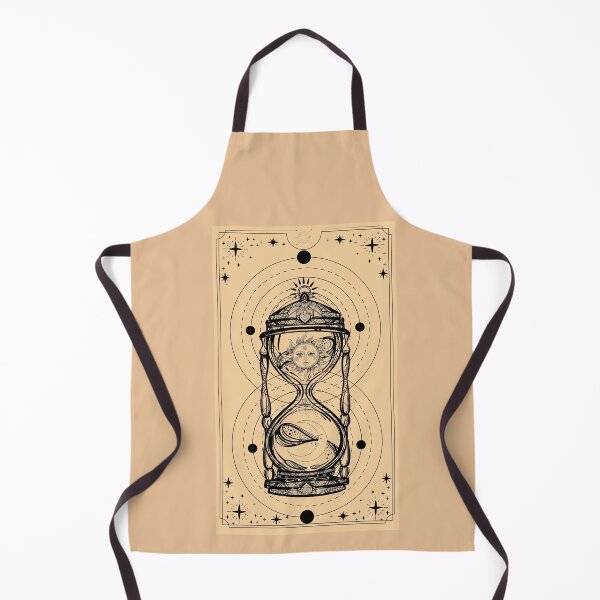 Item preview, Time - celestial tarot card with the Sun and the Moon designed and sold by JuliaPop.