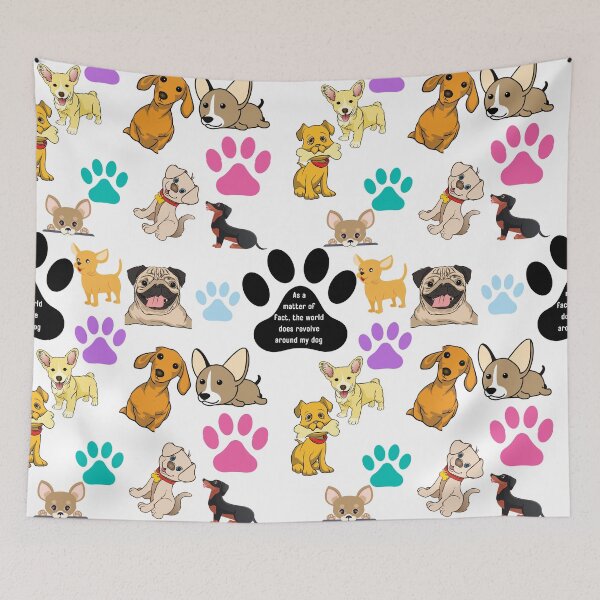 Item preview, As a matter of fact, the world does revolve around my dog designed and sold by Becky Hunter.