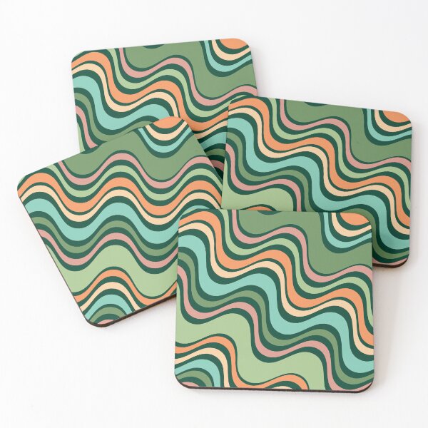 Item preview, Colorful Wavy Lines Pattern - Modern and Simple designed and sold by JustCreate2016.