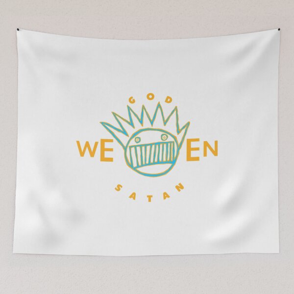 Item preview, God Ween Satan 90s Gift Fan designed and sold by PeaterElyssa.