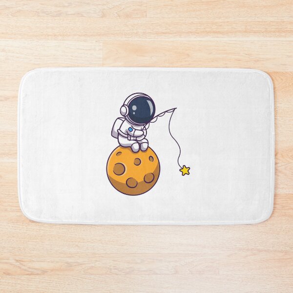 Item preview, Cute Astronaut Fishing Star On The Moon designed and sold by MoaaStore.