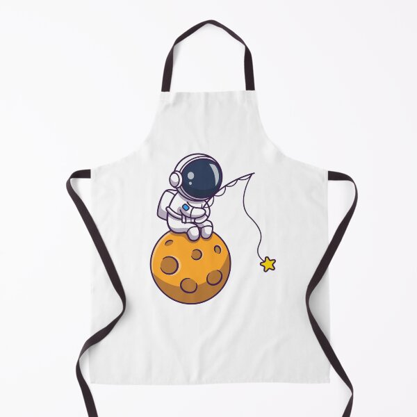 Item preview, Cute Astronaut Fishing Star On The Moon designed and sold by MoaaStore.