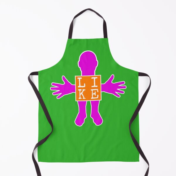 Item preview, Human figure - LIKE- Orange ad Violet colors - Monospace font designed and sold by RainbowWordLand.