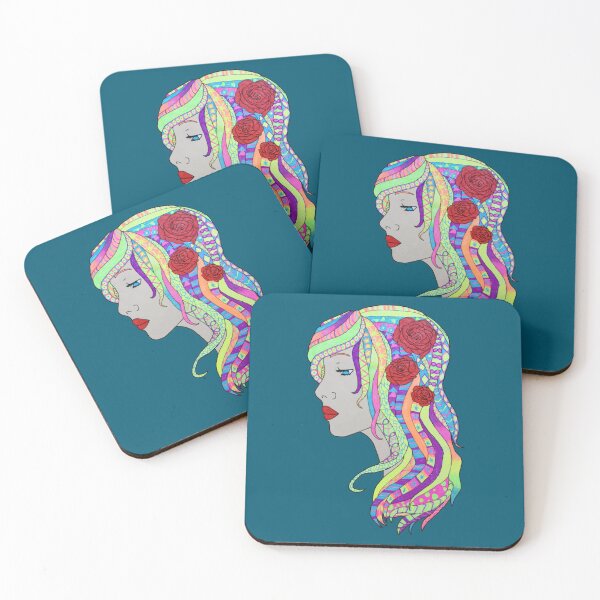 Item preview, Raindow Neon Girl   designed and sold by RicardoEvans.