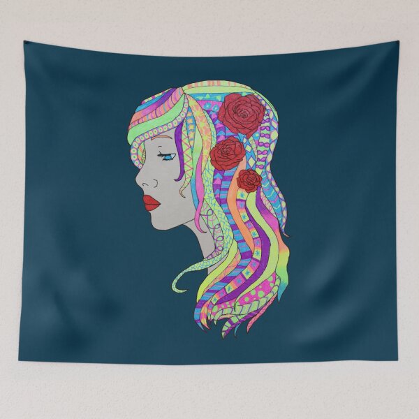 Item preview, Raindow Neon Girl   designed and sold by RicardoEvans.