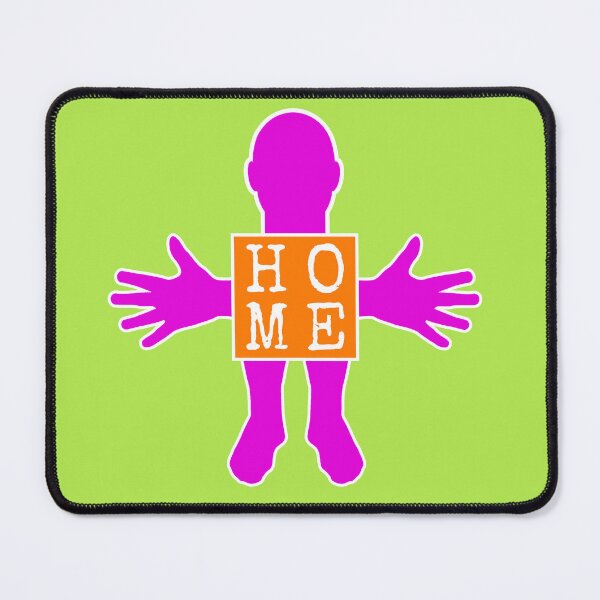 Item preview, Human figure - HOME - Orange ad Violet colors - Monospace font designed and sold by RainbowWordLand.