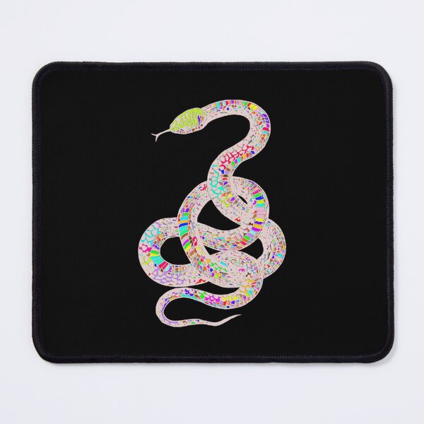 Item preview, The Snake That Cannot Shed It’s Skin Will Die, black background   designed and sold by RicardoEvans.