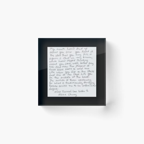 Item preview, Funny Gifts For Alex Turner's Love Letter To Alexa Chung Gift For Fans designed and sold by TrinhLa.