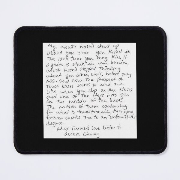 Item preview, Funny Gifts For Alex Turner's Love Letter To Alexa Chung Gift For Fans designed and sold by TrinhLa.