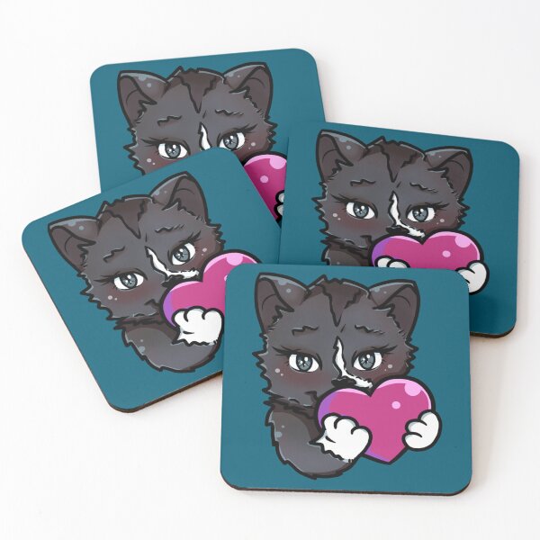 Item preview, Totally Rad Kitten with Heart   designed and sold by RicardoEvans.