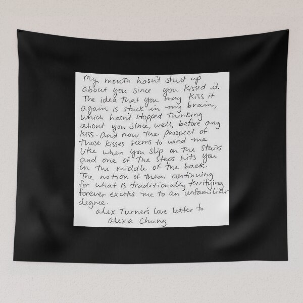 Item preview, Funny Gifts For Alex Turner's Love Letter To Alexa Chung Gift For Fans designed and sold by TrinhLa.