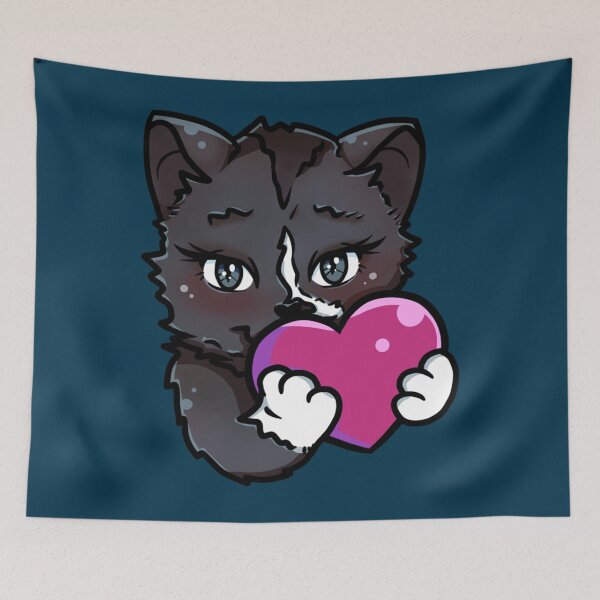 Item preview, Totally Rad Kitten with Heart   designed and sold by RicardoEvans.