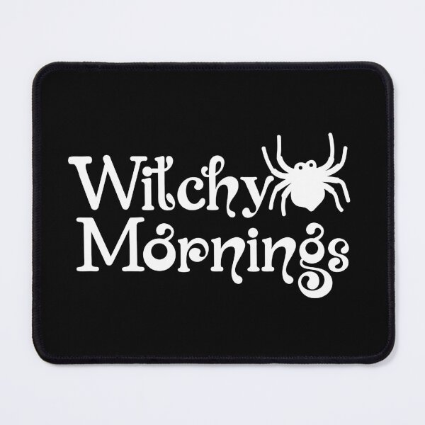 Item preview, Witchy Mornings Spooky Spider- Cute T-shirt Designs for wacky Halloween enthusiast designed and sold by Ridiculam Toga.