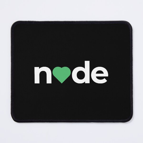 Item preview, I Love / Heart Node / Nodejs - For Nodejs Programmers / Coders / Developers designed and sold by ItsRainingPxls.