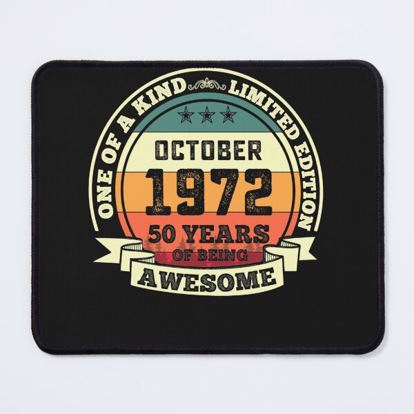 Item preview, October 1972 50th Birthday Gift 50 Years Of Being Awesome designed and sold by alanxgoldberger.