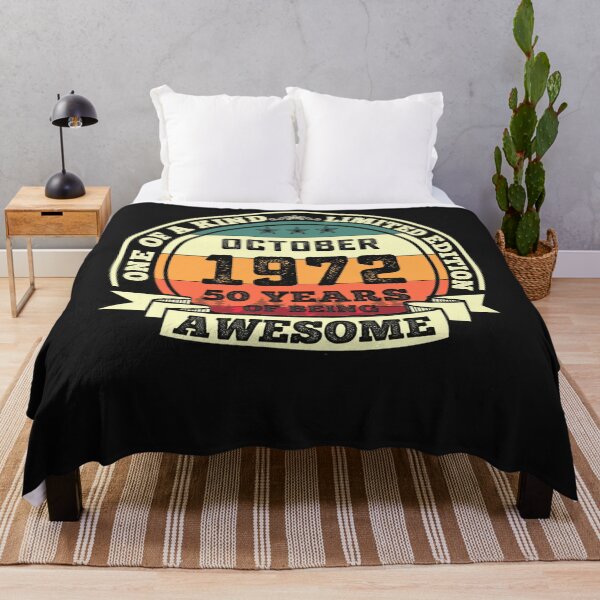 Item preview, October 1972 50th Birthday Gift 50 Years Of Being Awesome designed and sold by alanxgoldberger.