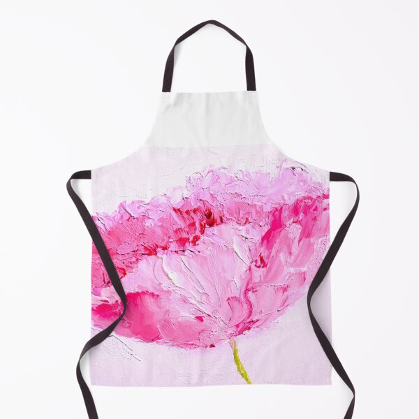 Artikelvorschau, Rosa Mohn Ölgemälde entworfen und verkauft von MatsonArtDesign.