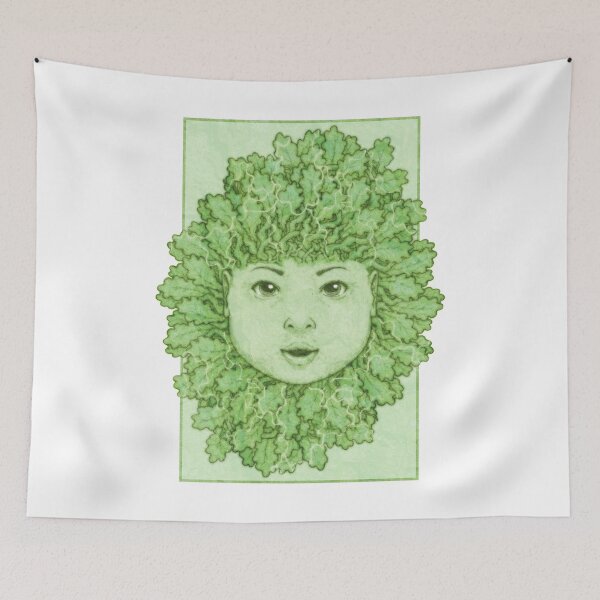 Item preview, Green Oak Baby - Forest Faces designed and sold by Brett Miley.