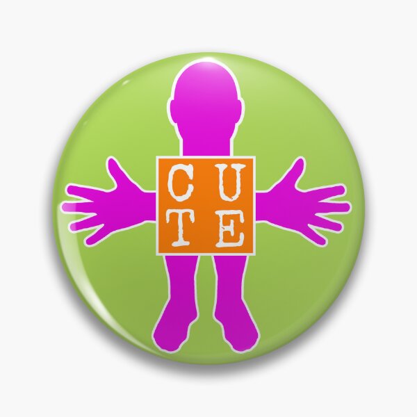 Item preview, Human figure - CUTE - Orange ad Violet colors - Monospace font designed and sold by RainbowWordLand.