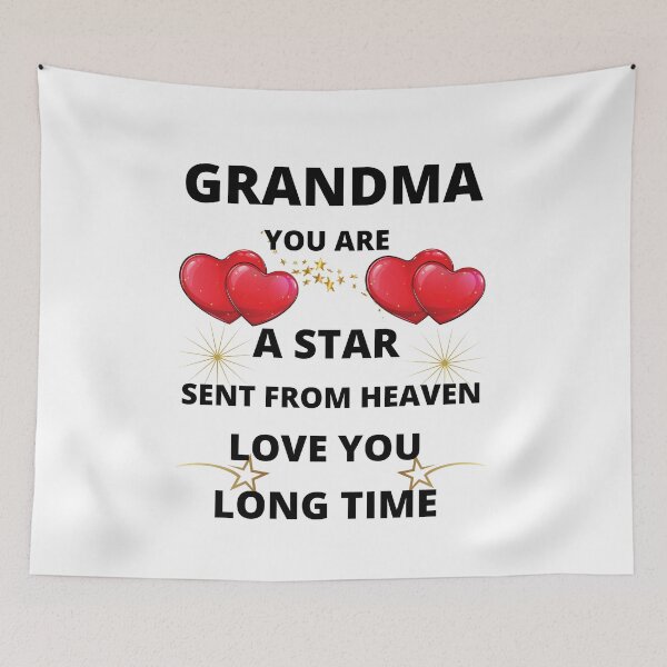 Item preview, Grandma you are a star sent from Heaven designed and sold by RonelM.