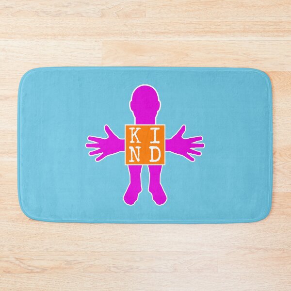 Item preview, Human figure - KIND - Orange ad Violet colors - Monospace font designed and sold by RainbowWordLand.