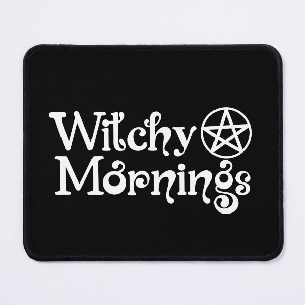 Item preview, Witchy Mornings Cute Pentagram - Cute T-shirt Designs for wacky Halloween enthusiast designed and sold by Ridiculam Toga.