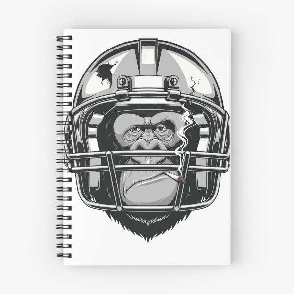 Item preview, Gorilla In Football Helmet  designed and sold by Style99Shop.