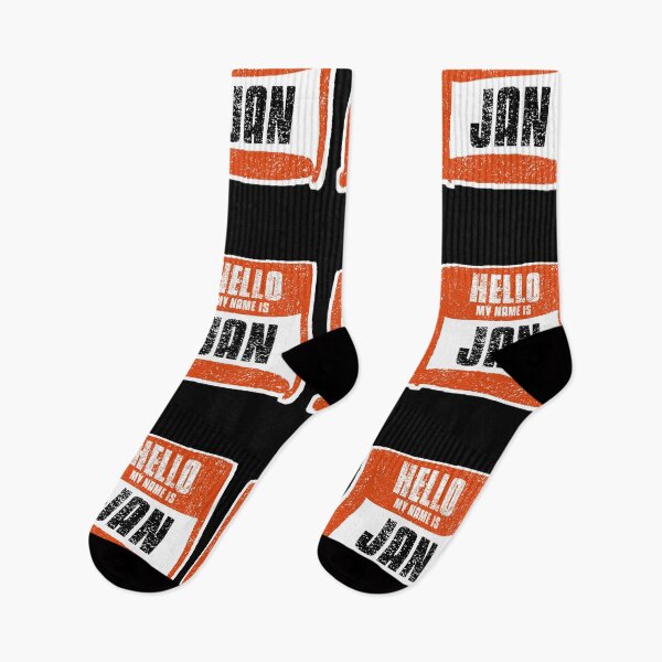 Item preview, Hello My Name Is Jan Label designed and sold by vibeno1.