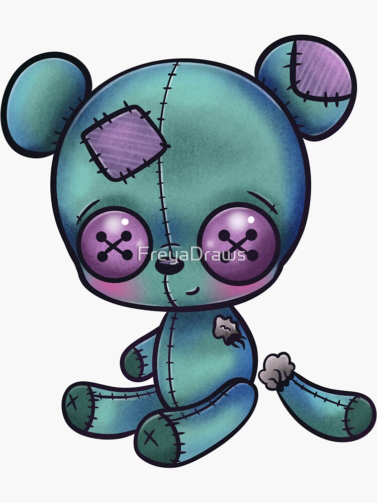 Bear with deals button eyes