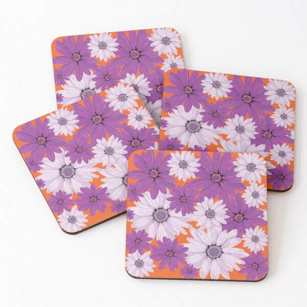 Item preview, Daisies On An Orange Background designed and sold by ThePeanutSeries.