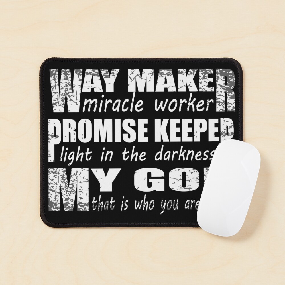 Way maker miracle worker promise keeper light in the darkness - Religious |  Poster