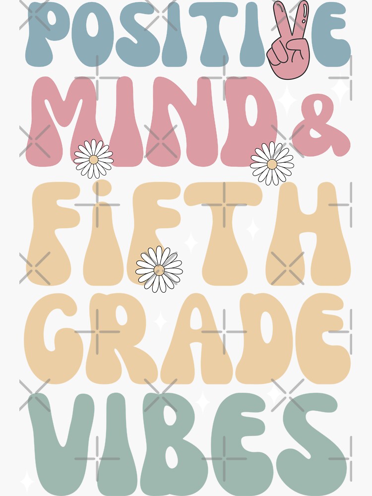 "Retro Fifth Grade Vibes Retro Back to School Fifth Grade First Day