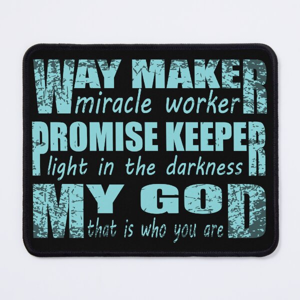 Item preview, Way maker miracle worker promise keeper light in the darkness - Christian designed and sold by Demna-S.