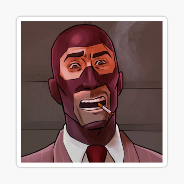 Tf2 Spy Sticker For Sale By Leg Shop Boys Redbubble 3052