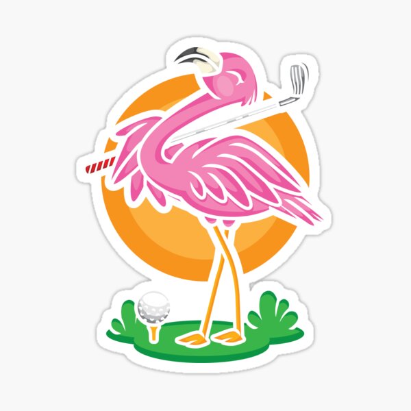 Item preview, Golf Bird Golfer Zookeeper Funny Flamingo Wildlife designed and sold by DoSt-997.