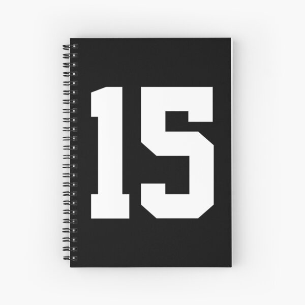 Patrick Mahomes Jersey Spiral Notebook for Sale by Alexandra