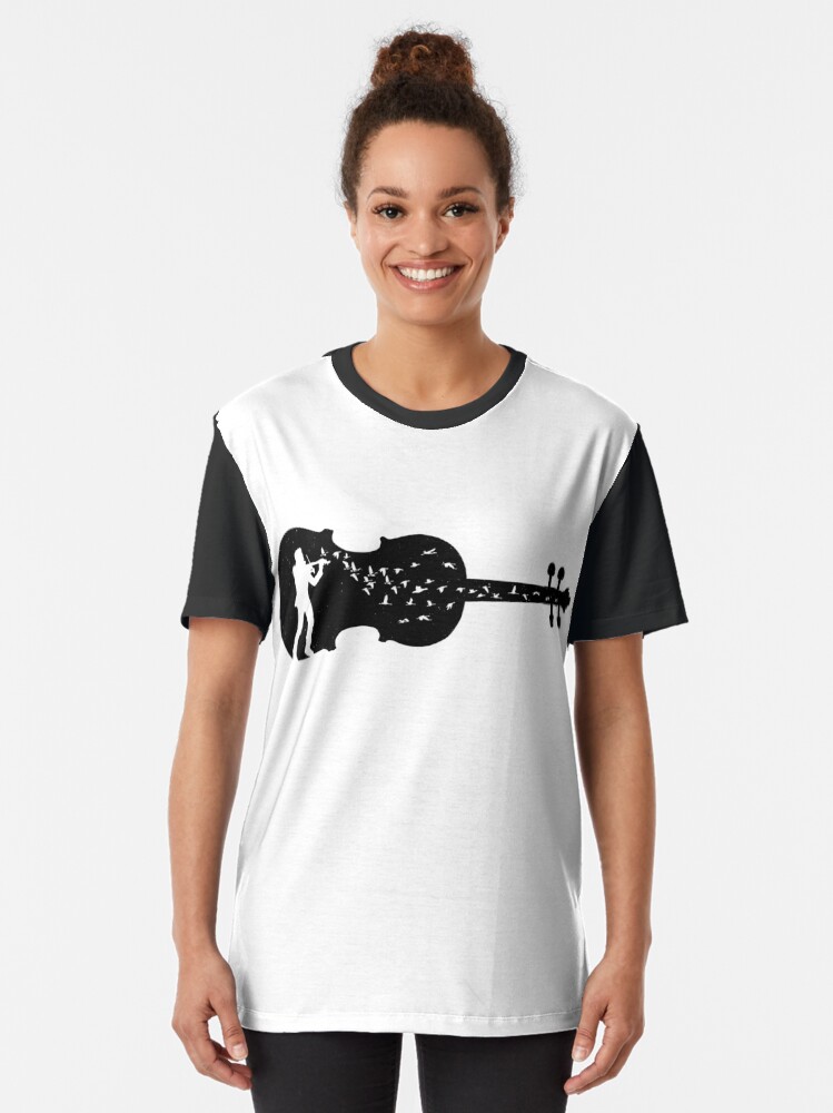 Alternate view of Violinist Graphic T-Shirt
