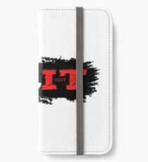 Grit, strength, endurance and toughness, you need this if you run marathon, train combat sport, body building, weight lifting or run marathon iPhone Wallet/Case/Skin