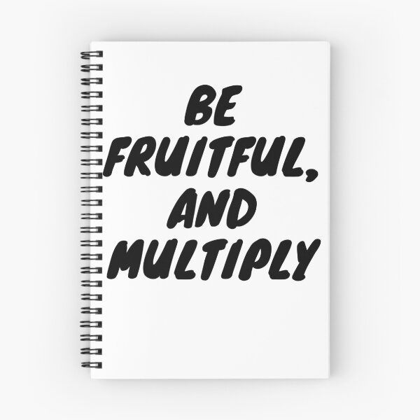 Item preview, Be fruitful, and multiply. Black version designed and sold by TheUboss.