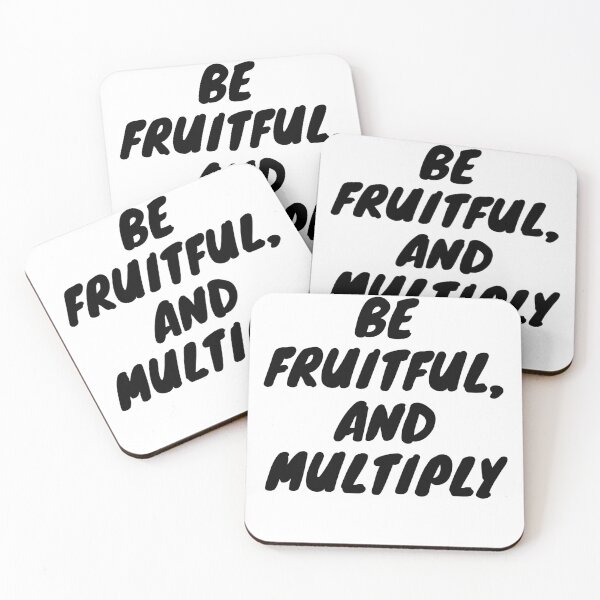 Item preview, Be fruitful, and multiply. Black version designed and sold by TheUboss.
