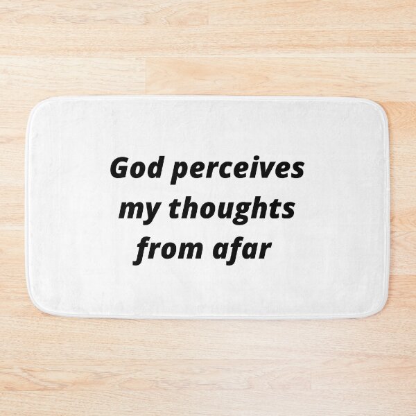 Item preview, God perceives my thoughts from afar, Psalm 139:1-6 designed and sold by Isheshop.
