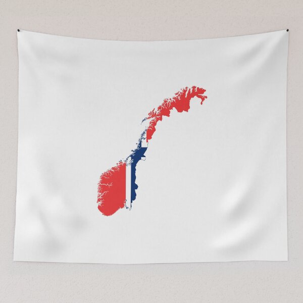Item preview, Norway Flag Map designed and sold by artyfiry.