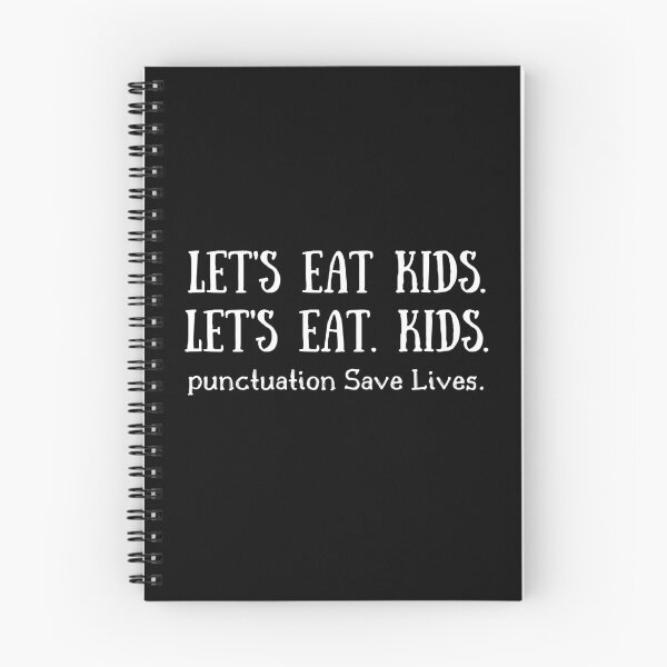Item preview, Let's Eat Kids, punctuation Save Lives designed and sold by Eriksonshop.