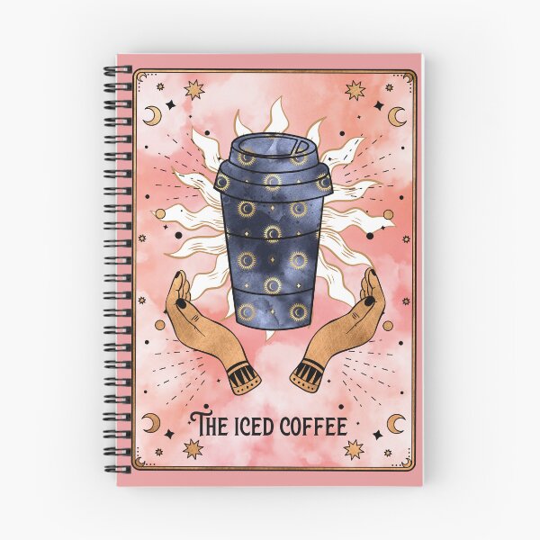Item preview, The Iced Coffee - funny tarot card designed and sold by JuliaPop.