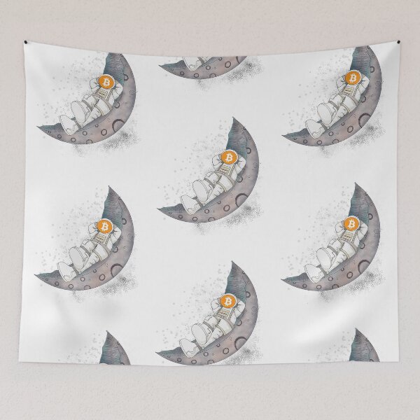 Item preview, Bitcoin to da moon designed and sold by smallcatvn.