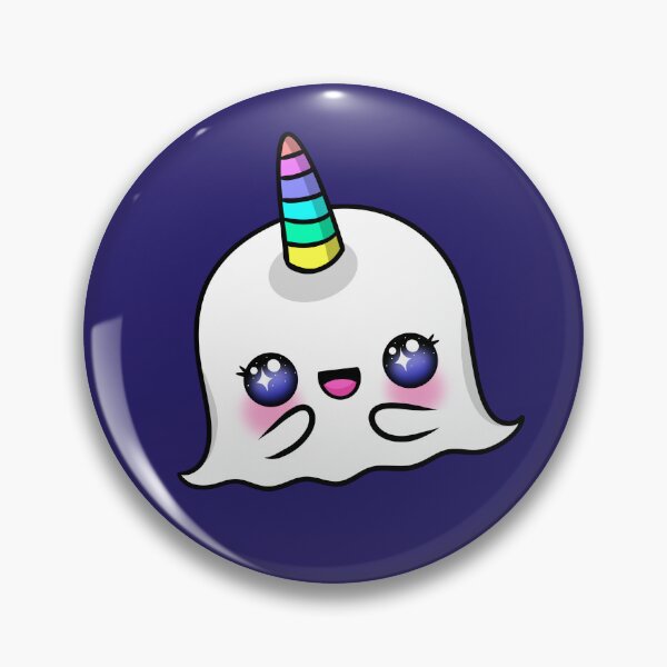 Item preview, Little Kawaii Ghost Rainbow Ghost-corn designed and sold by FreyaDraws.