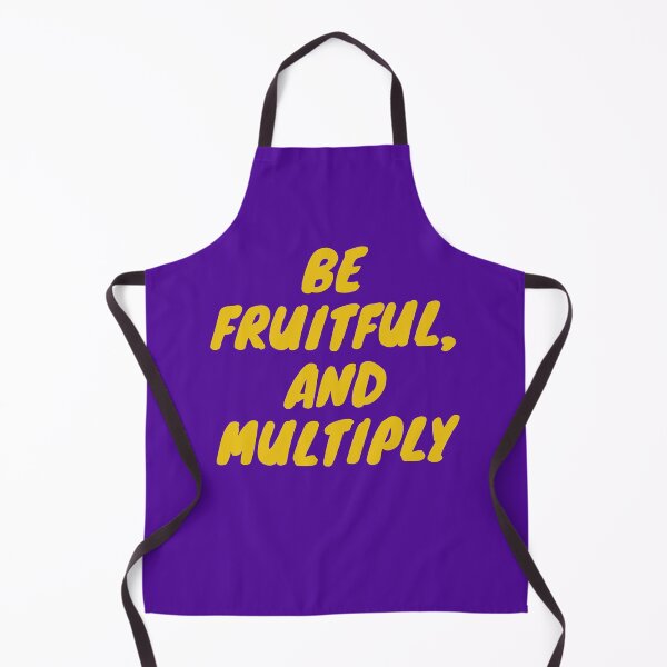 Item preview, Be fruitful, and multiply.Yellow font designed and sold by TheUboss.