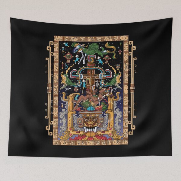 Item preview, Ancient Mayan King Pakal Sarcophagus designed and sold by underheaven.