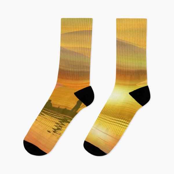 Item preview, Sea Sunset poster canva print designed and sold by EyeCandyStuff.